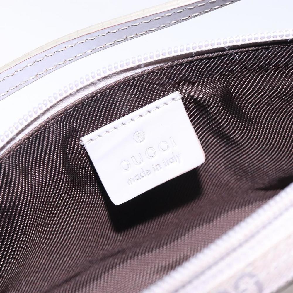 GUCCI GG Canvas Accessory Pouch Purple Silver 7198 Auth mr1477 - Picture 16 of 16